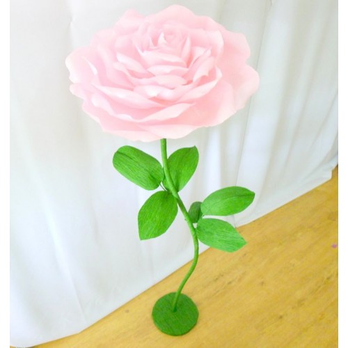 Ростовой бумажный цветок "Роза" (цвет любой, на выбор)